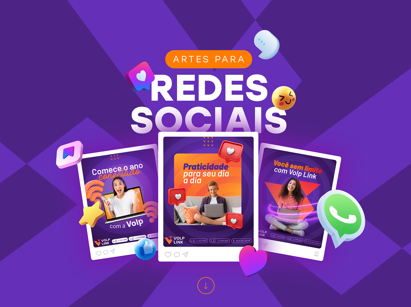 Criação de artes para mídias digitais